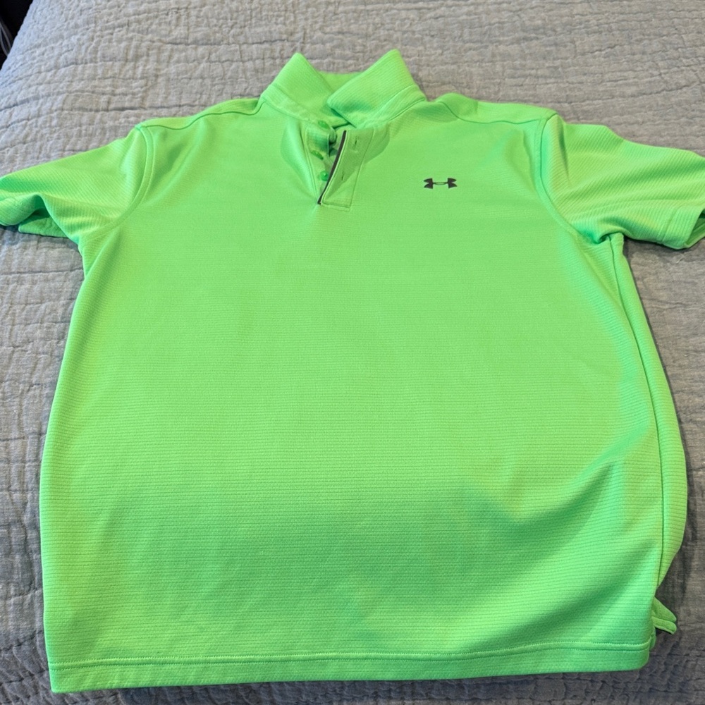 Under Armour Vibrant Green Polo